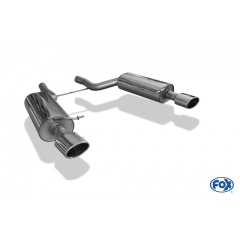 Fox Duplex-Endschalldämpfer je 1x140x90mm