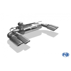 Fox Duplex-Endschalldämpfer je 2x106x71mm oval