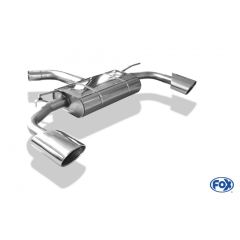 Fox Duplex-Endschalldämpfer je 1x140x90mm oval