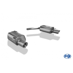 Fox Duplex-Endschalldämpfer je 2x100mm