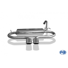 Fox Endschalldämpfer 2x86x54mm mittig