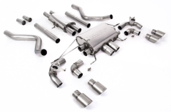 Milltek Duplex-Komplettanlage je 2x90mm GT Titan