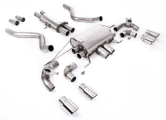 Milltek Duplex-Komplettanlage je 2x90mm GT