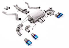 Milltek Duplex-Komplettanlage je 2x90mm GT Burnt Titan