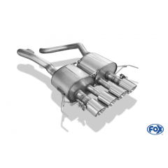 Fox Endschalldämpfer 4x100mm mittig