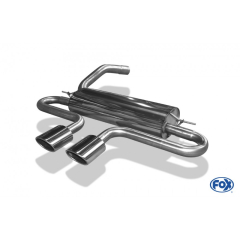 Fox Endschalldämpfer 2x115x85mm