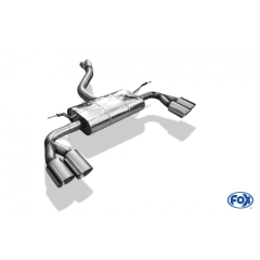 Fox Duplex-Endschalldämpfer je 2x90mm