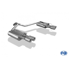 Fox Duplex-Endschalldämpfer je 2x80mm