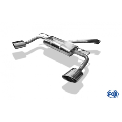 Fox Duplex-Endschalldämpfer je 1x160x90mm