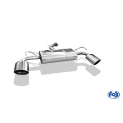 Fox Duplex-Endschalldämpfer je 1x160x90mm