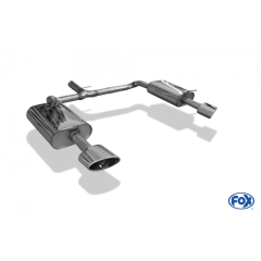 Fox Duplex-Endschalldämpfer je 1x160x90mm