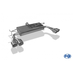 Fox Duplex-Endschalldämpfer je 2x88x79mm