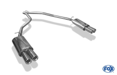 Fox Duplex-Endschalldämpfer je 2x80mm