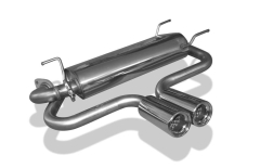 Fox Endschalldämpfer 2x80mm mittig