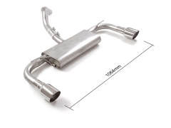 Ragazzon Duplex-Endschalldämpfer je 102mm Sport Line