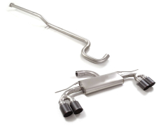 Ragazzon Mittelrohr + Duplex-Endschalldämpfer je 2x100mm Carbon Shot