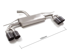 Ragazzon Duplex-Endschalldämpfer je 2x100mm Carbon Shot