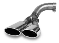 Fox Endrohrsatz rechts zur Seite 2x115x85mm