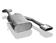 Fox Endschalldämpfer 1x130x50mm