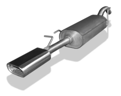 Fox Endschalldämpfer 1x135x80mm