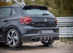 Fox Duplex-Endschalldämpfer je 2x100mm Black