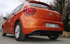 Fox Duplex-Endschalldämpfer je 1x145x65mm