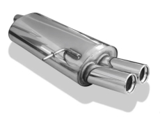 Fox Endschalldämpfer 2x80mm