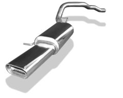 Fox Endschalldämpfer 1x160x80mm