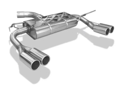 Fox Duplex-Endschalldämpfer je 2x76mm