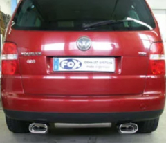 Fox Duplex-Endschalldämpfer je 1x160x80mm