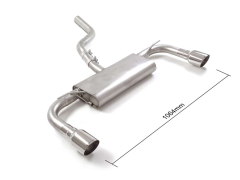 Ragazzon Duplex-Endschalldämpfer je 102mm Sport Line