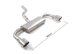 Ragazzon Duplex-Endschalldämpfer je 135x90mm Sport Line