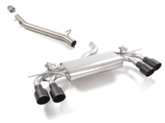 Ragazzon Duplex-Endschalldämpfer je 102mm Sport Line Black