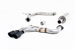 Milltek Komplettanlage 2x80mm GT Black