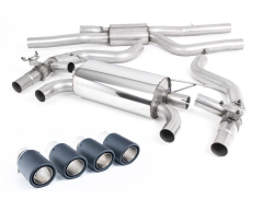 Milltek Komplettanlage je 2x 90mm Jet Carbon