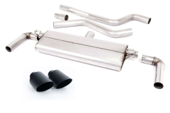 Milltek Komplettanlage je 1x 115mm GT Black