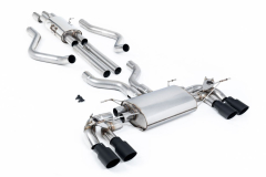 Milltek Duplex-Komplettanlage je 2x90mm GT Black