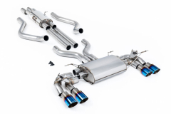 Milltek Duplex-Komplettanlage je 2x90mm GT Burnt Titanium