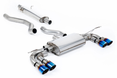 Milltek Duplex-Komplettanlage je 2x90mm GT Burnt Titanium