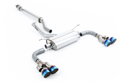 Milltek Duplex-Komplettanlage je 2x100mm GT Burnt Titanium