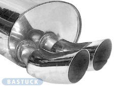 Bastuck Komplettanlage mit Endschalldämpfer 2x76mm DTM