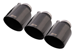 Remus Endrohr-Set 3x102mm Black Chrome