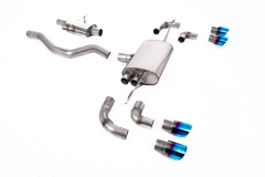 Milltek Duplex-Komplettanlage je 2x90mm GT Burnt Titanium