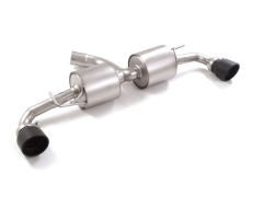 Ragazzon Duplex-Endschalldämpfer je 114mm rund Sport Line Black