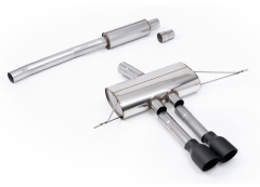 Milltek Komplettanlage 2x100mm GT Black