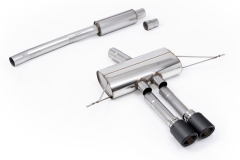 Milltek Komplettanlage 2x100mm Jet Carbon