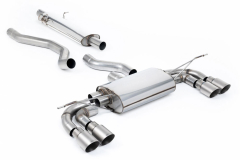 Milltek Duplex-Komplettanlage je 2x90mm GT Titanium