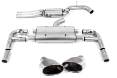 Milltek Komplettanlage je 170x107mm Jet Oval Titanium