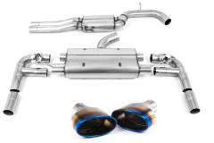 Milltek Komplettanlage je 170x107mm Jet Oval Burnt Titanium