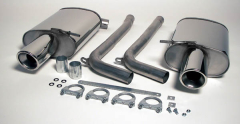 Simons Endschalldämpfer Audi A4 TQ 01- 2*100